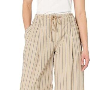 Nautica Women's Stripe Wide Leg Pants